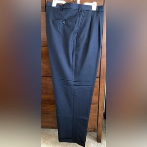 Men’s Kirkland Signature 100% Wool Pants Navy 44x30